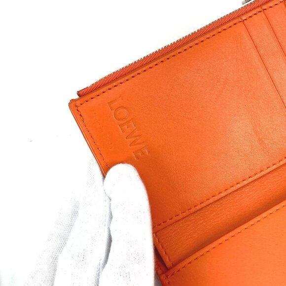 LOEWE C821S33X07 anagram Vertical wallet small Compact wallet Trifold wallet - Picture 8 of 10